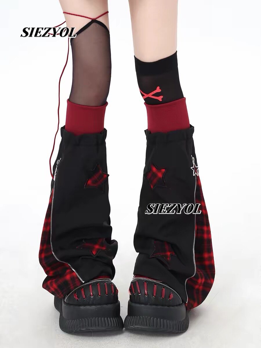 Original Plaid Leg Warmers 202 - Boot Sock Slouchy recension och pris