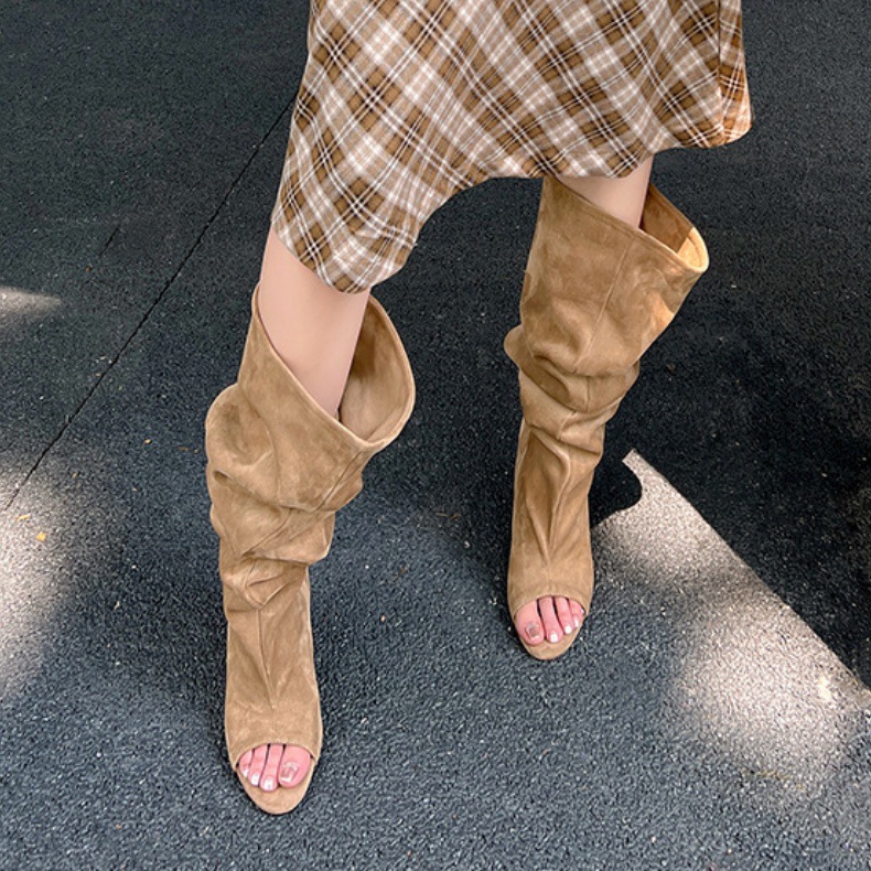 AIYKAZYSDL Strange Wedge Heel  - Boot Sock Slouchy recension och pris