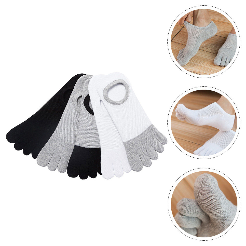 5Pairs Male Low Cut Summer Bre - Invisibility Sock Loafer recension och pris