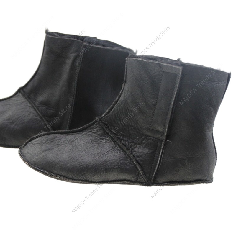 Genuine Sheepskin Leather Sock - Thermal Sock Winter recension och pris