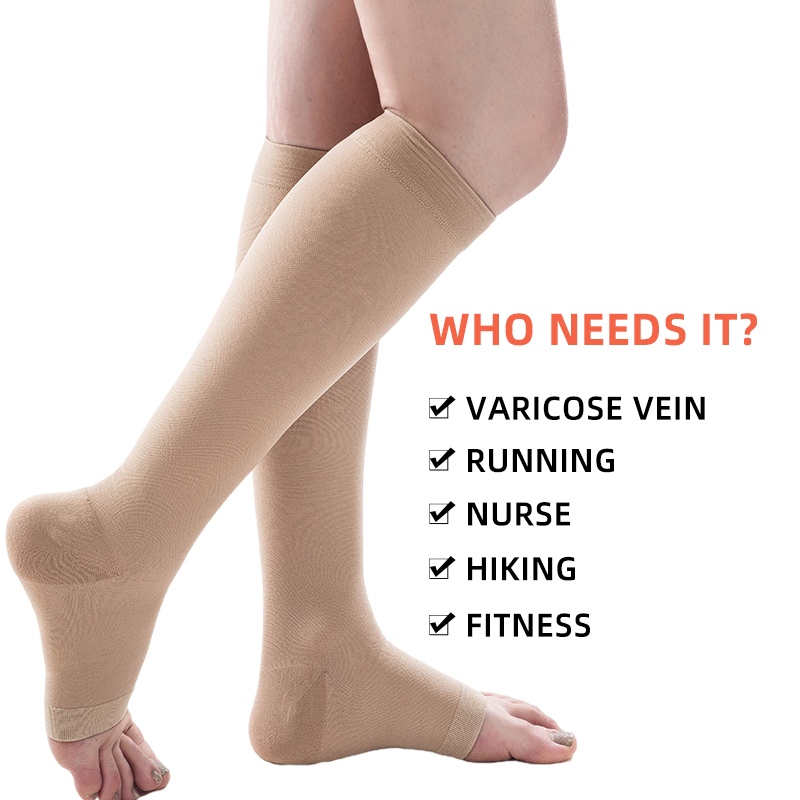 S-5XL 2pcs/Pair Medical Compre - Compression Sleeve Calf recension och pris
